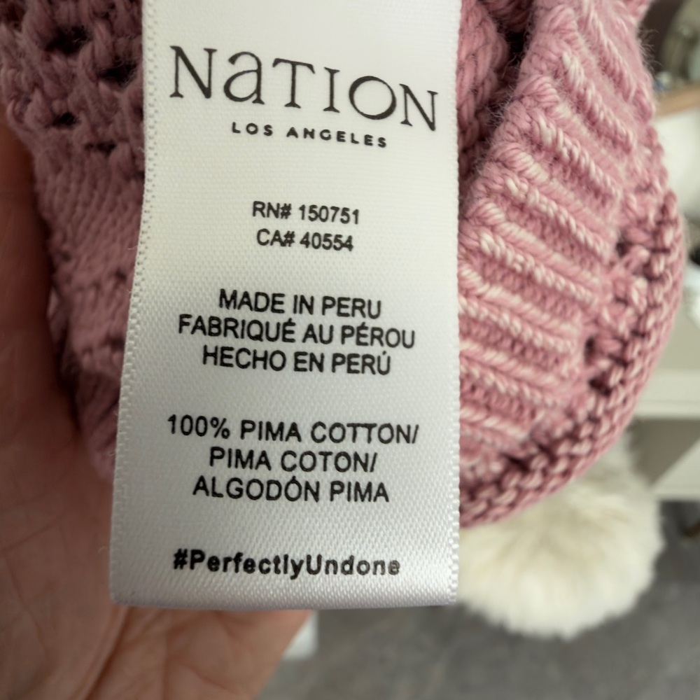 Nation LTD Lina Pointelle Top In Lilac - S - Picture 8 of 8